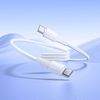 USB-C to USB-C Kábel Hoco X120, 60W, 3A, 1m, Fehér - 1. kép USB-C to USB-C Kábel Hoco X120, 60W, 3A, 1m, Fehér - 1. kép