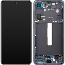 LCD kijelző modul Samsung Galaxy S21 FE 5G G990, kamera nélkül, Szürke