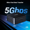 USB-C Hub UGREEN CM801, 1 x USB-A 3.0 - 2 x USB-C - 1 x HDMI, Szürke - 4. kép USB-C Hub UGREEN CM801, 1 x USB-A 3.0 - 2 x USB-C - 1 x HDMI, Szürke - 4. kép