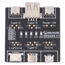 Cable Checker Test Mechanic DT3 a Lightning / USB-C / microUSB kábelekhez