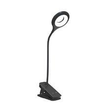 Mini Wozinsky Vezeték nélküli LED olvasólámpa csipesszel + USB-C kábel - Fekete
