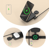 Dudao A11 Max 3 az 1-ben vezeték nélküli töltőállomás MagSafe kompatibilis - szürke - 4. kép