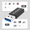 Wozinsky WAAC-01 USB-A - USB-C OTG Adapter - Black - 3. kép Wozinsky WAAC-01 USB-A - USB-C OTG Adapter - Black - 3. kép