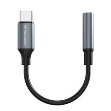 Wozinsky WACM-01 USB-C Adapter - 3.5mm Mini Jack - Fekete