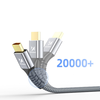 Wozinsky WPS-16AYL2S DisplayPort 2.1 kábel VESA tanúsítvánnyal 80 Gb/s 16K@60Hz 8K@120Hz 4K@240Hz HDR HDCP DSC 2m - Fekete - 4. kép