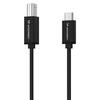 Wozinsky WKDDY2S USB-B - USB-C Kábel 2m - Fekete - 2. kép