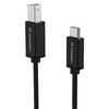 Wozinsky WKDDY1S USB-B - USB-C Cable 1m - Black - 1. kép