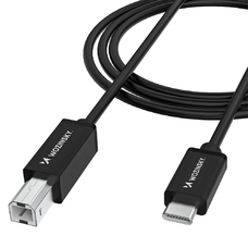 Wozinsky WKDDY1S USB-B - USB-C Cable 1m - Black