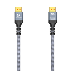 Wozinsky WPS-16AYL3S DisplayPort 2.1 Kábel VESA Tanúsítvánnyal 80 Gb/s 16K@60Hz 8K@120Hz 4K@240Hz HDR HDCP DSC 3m - Fekete