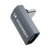 Wozinsky WPKF-01 szögletes USB-C - USB-C 40Gb/s 240W 8K OTG adapter - szürke - 1. kép Wozinsky WPKF-01 szögletes USB-C - USB-C 40Gb/s 240W 8K OTG adapter - szürke - 1. kép