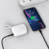 Powerbank Dudao K32 10000 mAh beépített USB-C/Lightning kábellel - fehér - 2. kép Powerbank Dudao K32 10000 mAh beépített USB-C/Lightning kábellel - fehér - 2. kép
