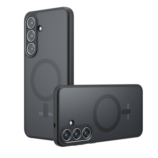 Samsung Galaxy S25 FE Techsuit PureFrost MagSafe - Frosted Black tok Samsung Galaxy S25 FE Techsuit PureFrost MagSafe - Frosted Black tok