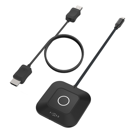 Fixed Wireless HDMI Extender AirLink (FIXA-AL-BK) - Plug&Play, 1080p Full HD, USB-C PD100W - Fekete