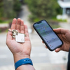 Fixed Smart Tracker (2 csomag) (FIXTAG-DUO-BKWH) - Kompatibilis Apple Find My, Bluetooth 5.0, IP66 - Fehér / Fekete - 1. kép