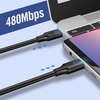 Ugreen US286 USB-C - USB-C PD QC 3A 480Mb/s 2m kábel - fekete - 4. kép