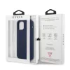 iPhone 12 Pro MAX Guess GUHCP12LLSVSBL Silicone Vintage tok sötétkék - 2. kép