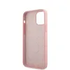 iPhone 12 mini Guess GUHCP12SLSVSPG Silicone Vintage tok Pink - 3. kép