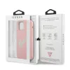 iPhone 12 Pro MAX Guess GUHCP12LLSVSPG Silicone Vintage tok Pink - 3. kép