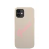 iPhone 12 mini Guess GUHCP12SLSVSGP Silicone Vintage tok szürke - 0. kép