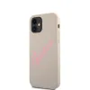 iPhone 12 mini Guess GUHCP12SLSVSGP Silicone Vintage tok szürke - 4. kép