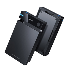 Ugreen HDD 3,5'' SATA külső ház fekete (50422)
