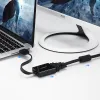 UGREEN HDMI - VGA micro USB / audio 3.5mm mini jack átalakító adapter fekete (40248) - 2. kép