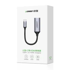Ugreen USB Type-C - HDMI 2.0 4K@60 Hz Thunderbolt 3 átalakító, adapter MacBook és PC eszközökhöz (70444)