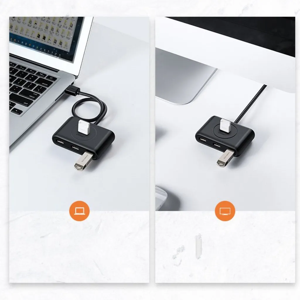 Ugreen USB 3.2 Gen 1 elosztó HUB 4xUSB fekete (CR113 20291) - 26