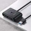 Ugreen USB 3.2 Gen 1 elosztó HUB 4xUSB fekete (CR113 20291) - 2. kép