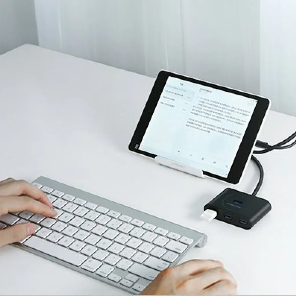 Ugreen USB 3.2 Gen 1 elosztó HUB 4xUSB fekete (CR113 20291) - 7