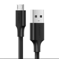 Ugreen USB - micro USB adat és töltő kábel 2.4A 480Mbps 1.5m fekete (US289 60137)