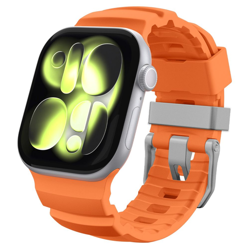 Apple Watch 8 / 9 / 10 / 11 / SE / Ultra (44 / 45 / 46 / 49 mm) Spigen Wbs2 szíj narancssárga Apple Watch 8 / 9 / 10 / 11 / SE / Ultra (44 / 45 / 46 / 49 mm) Spigen Wbs2 szíj narancssárga