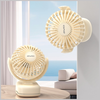 Mini desk fan AWEI F45 with clip 1200mAh white - 2. kép Mini desk fan AWEI F45 with clip 1200mAh white - 2. kép