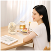 Mini desk fan AWEI F45 with clip 1200mAh white - 3. kép Mini desk fan AWEI F45 with clip 1200mAh white - 3. kép