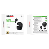 Borofone TWS Bluetooth fülhallgató BW97 Átlátszó fekete - 3. kép
