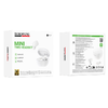 Borofone TWS Bluetooth fülhallgató BW97 tiszta fehér - 2. kép