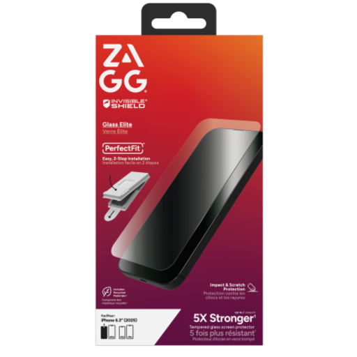 ZAGG Invisibleshield Glass Elite üvegfólia iPhone 17-hez ZAGG Invisibleshield Glass Elite üvegfólia iPhone 17-hez