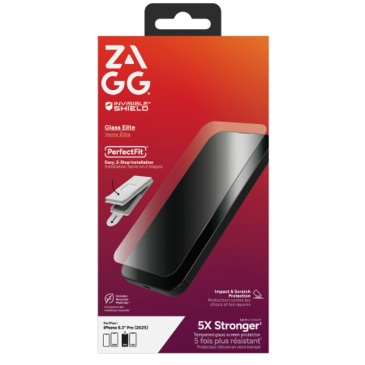 ZAGG Invisibleshield Glass Elite Edzett Üveg iPhone 17 Pro üvegfólia ZAGG Invisibleshield Glass Elite Edzett Üveg iPhone 17 Pro üvegfólia