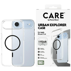 CARE by PanzerGlass Flagship Urban Explorer tok MagSafe kompatibilitással - Átlátszó iPhone 17 Air tok