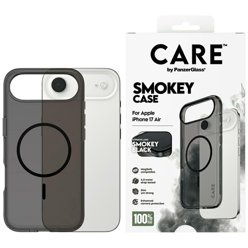 CARE by PanzerGlass Flagship Urban Explorer fekete MagSafe tok iPhone Air - fekete tok CARE by PanzerGlass Flagship Urban Explorer fekete MagSafe tok iPhone Air - fekete tok