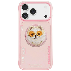 Nimmy Glasses Cool Dog MagSafe tok iPhone 17 Pro Max - Pink