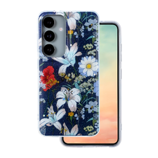 Samsung Galaxy S25 Glow Glam kék tok