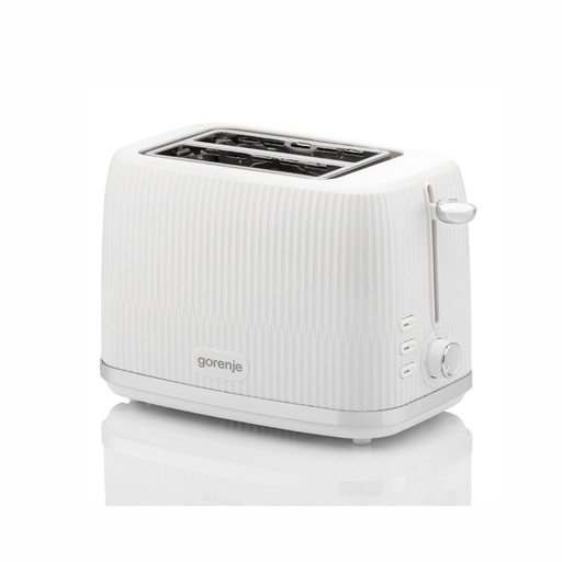 Gorenje T850DPW kenyérpirító, 850 W, 7 fokozat, újramelegítés, kiolvasztás, hőfokszabályozó, megvilágított nyomógombok Gorenje T850DPW kenyérpirító, 850 W, 7 fokozat, újramelegítés, kiolvasztás, hőfokszabályozó, megvilágított nyomógombok