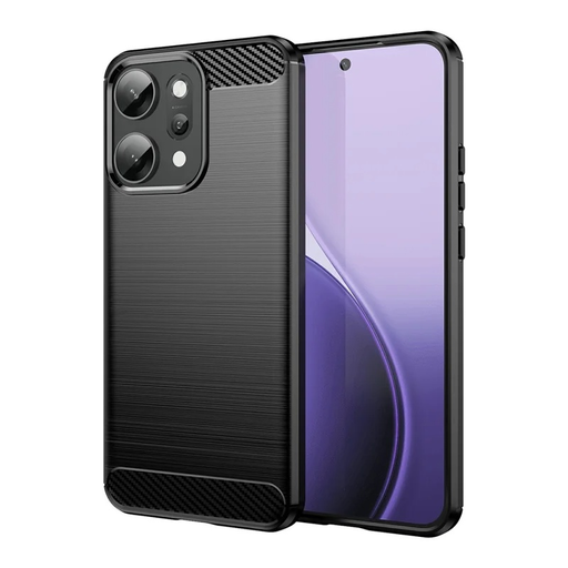Oppo Reno14 Pro Fekete Techsuit - Carbon Silicone tok Oppo Reno14 Pro Fekete Techsuit - Carbon Silicone tok
