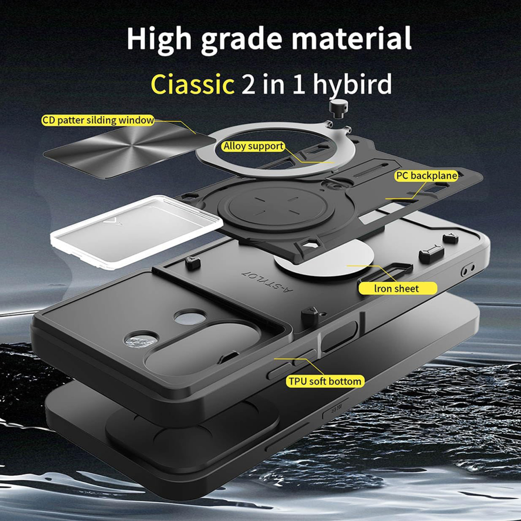 Xiaomi 15T Pro Techsuit CamGuard Pro - Fekete tok - 4