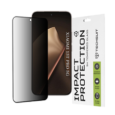 Xiaomi 15T Pro Techsuit - 111D Privacy Full Glue - Fekete üvegfólia
