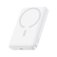 Baseus EnerFill FM11 Ultra-Mini 10000mAh 22.5W MagSafe kompatibilis Power Bank Baseus Simple USB-C 20V/3A 30 cm kábellel - Fehér