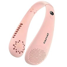AWEI nyakra akasztható ventilátor F31 1200mAh rózsaszín