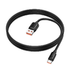 Hoco PD 5A 100W 1 m X115 fekete Type-C USB kábel - 1. kép Hoco PD 5A 100W 1 m X115 fekete Type-C USB kábel - 1. kép