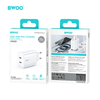 BWOO CDA206 PD fali töltő 1x USB-C port 35W fehér - 2. kép BWOO CDA206 PD fali töltő 1x USB-C port 35W fehér - 2. kép